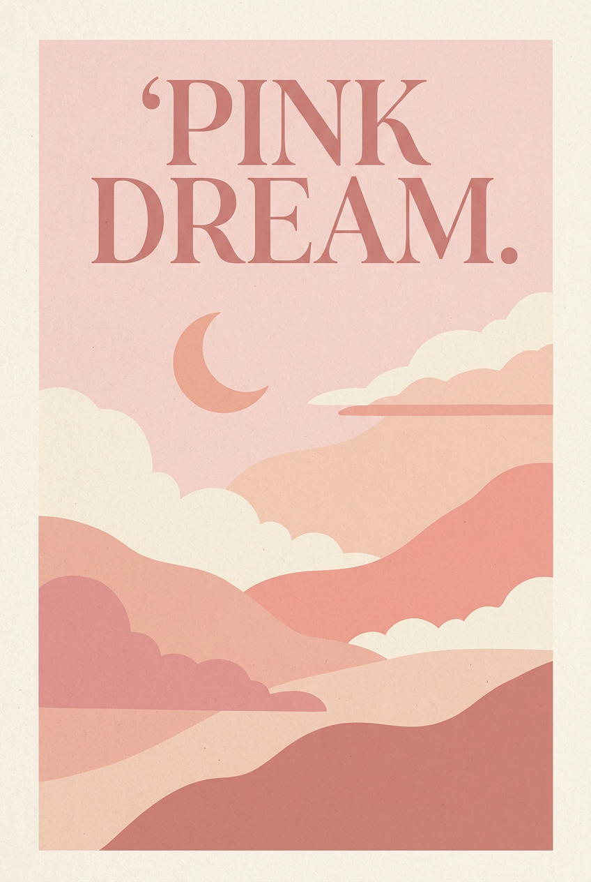 Pink Dream personalized poster